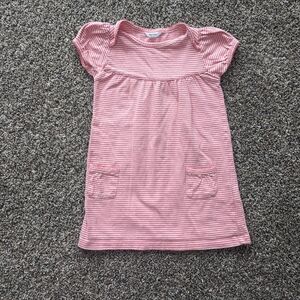 Baby Boden Striped Cotton Cap Sleeve Dress Size 18-24 Months